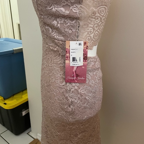 Emerald Sundae Women Spaghetti Strap Mini Body Con Dress color Quartz Size M - Picture 5 of 11